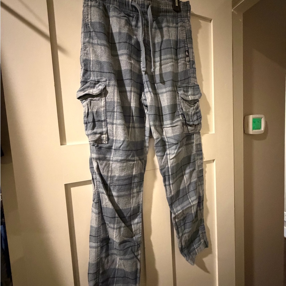 Men's Blue Plaid Sleepwear